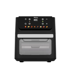 Fritadeira Elétrica Air Fryer Oven PAF11B Visor Removível Preta Philco