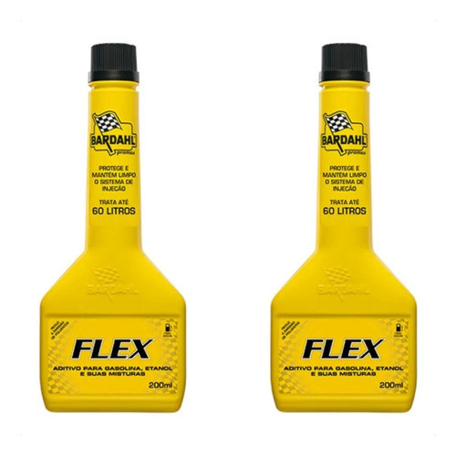 Kit 02 Aditivos Bardahl Premium Gasolina Etanol Flex 200ml