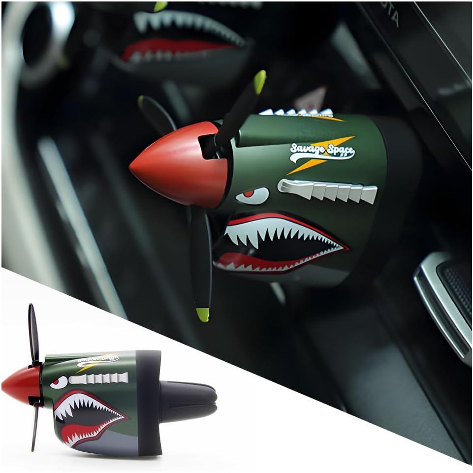 Decoração De Ventilação De Carro De Avião De Combate P-40 , Clipes Ar Criativos Adequados Para Saídas De Horizontais/Ver