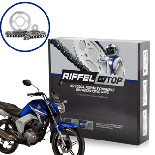 Kit Relação Cg 150 Titan 2004/2016 Com Retentor Riffel Top em Oferta na Shopee