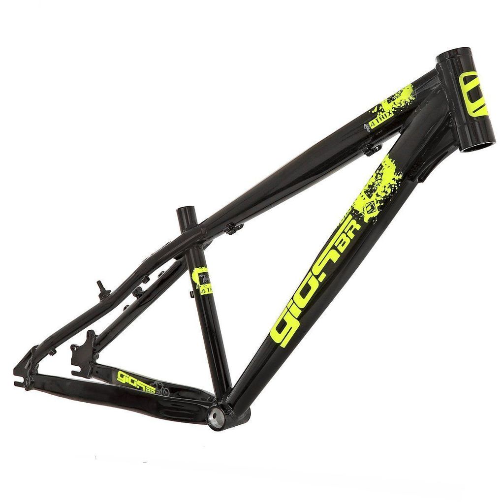 Quadro de Bicicleta GIOS 4TRIX Preto e Amarelo