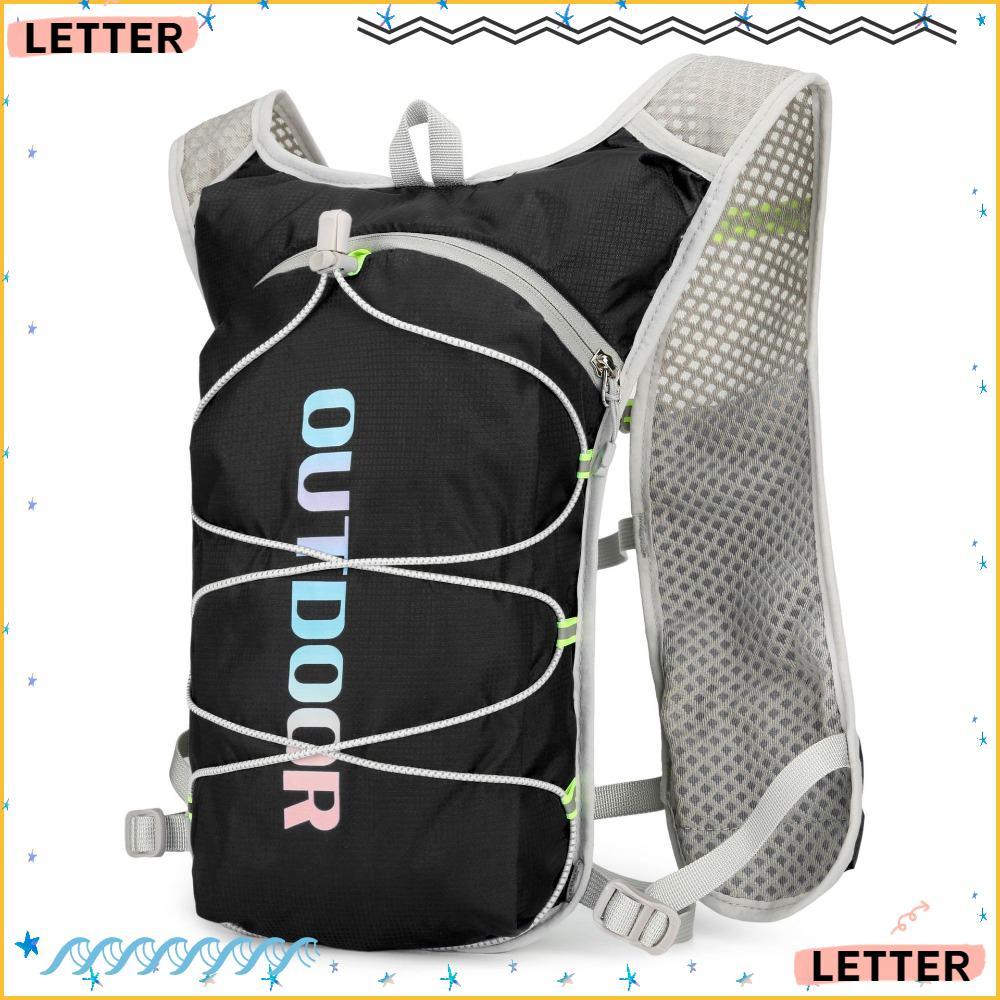 Mochila De Escalada Ao Ar Livre Carta , Ciclismo À Prova D'água De Nylon Hidratação Respirável