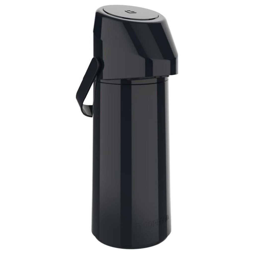 Garrafa Térmica Rubi 1 Litro Cor Preta Café Chá Soprano em Oferta na Shopee