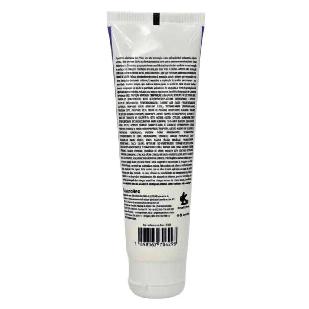 Protetor Solar Facial 50g FPS 70 Sun Prime My Health — imagem 2 de 2