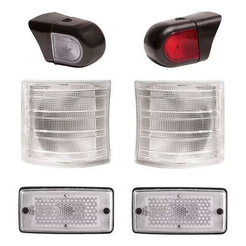 Kit Lanterna Cristal Mercedes 708 709 710 712 912 Mercedinha
