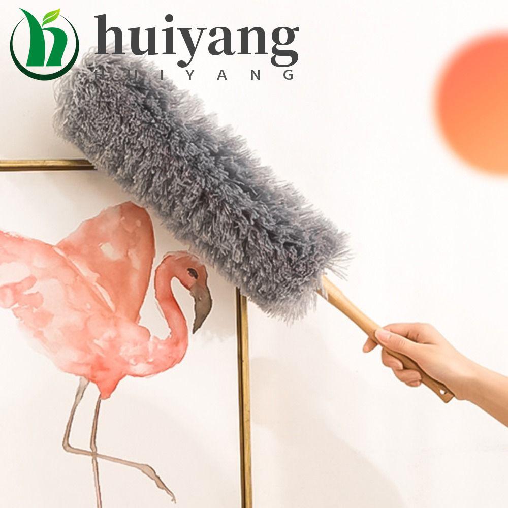 Limpador De Pó HUIYANG , Escova De Poeira Sem Derramamento , Espanador De Microfibra Fofo Antiestático Flexível