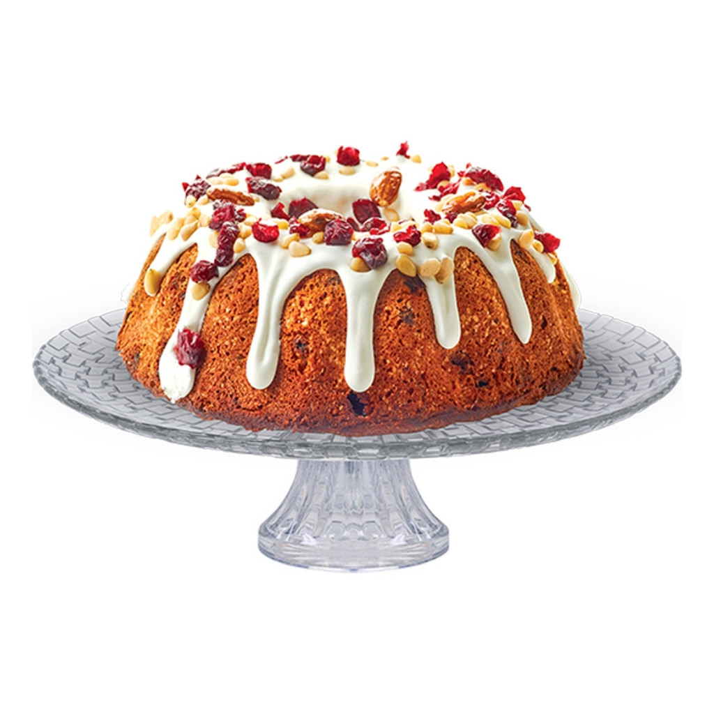 Prato Para Bolo Com Pé Boleira De Vidro Bari Ruvolo em Oferta na Shopee