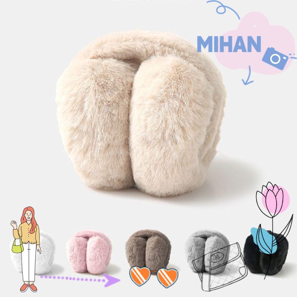 MH-BEAUTY Protetores De Orelha De Pelúcia , Ouvido Dobráveis Quentes De Inverno Com Proteção Contra Frio , Aquecedor Mac
