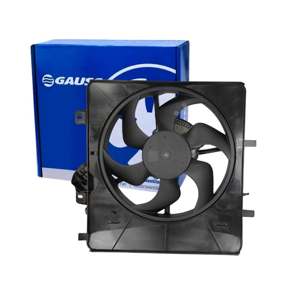 Ventoinha Do Radiador Eletroventilador 6 Pás 12v Para Peugeot 207 2008 a 2014 Com Modulo 696133