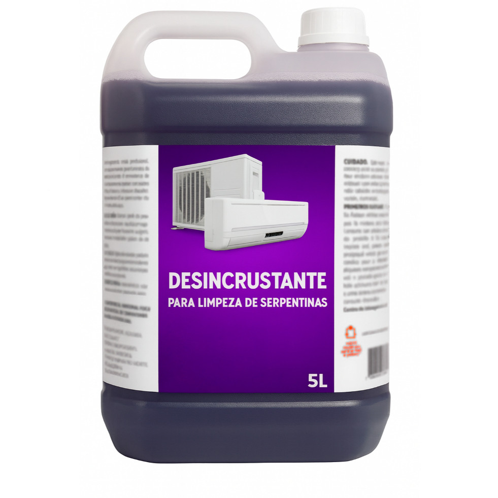 Produto de Limpeza para Ar Condicionado 5L Serpentinas, Peças e Tubulações