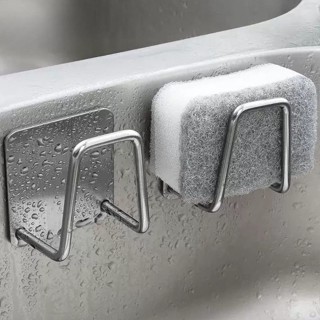 Kit 2 Aço inoxidável Suporte Porta Esponja para bucha de pia Prateleira de cozinha(Enviamos imediatamente) em Oferta na Shopee