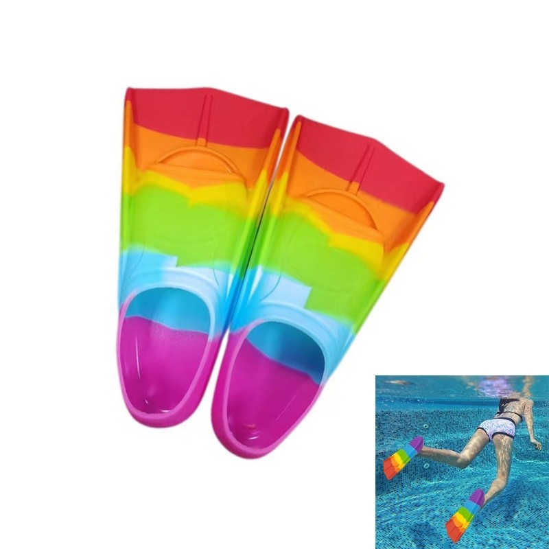 Li * Snorkels Barbatanas Fivelas Ajustáveis Nadadeiras Natação Silicones Mergulho Sapato Aberto D