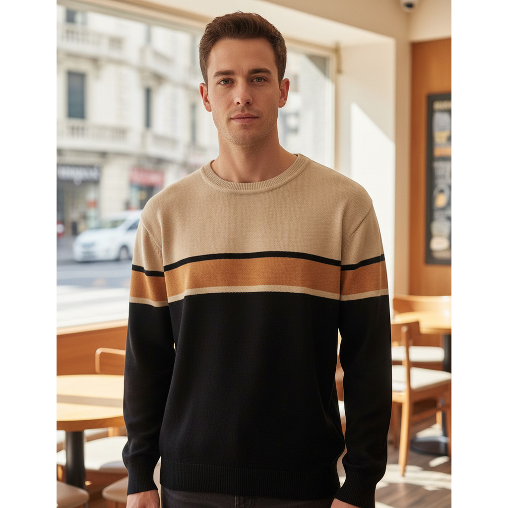 Blusa Masculina Listra 3 Cores - Giuliana Marques Tricot