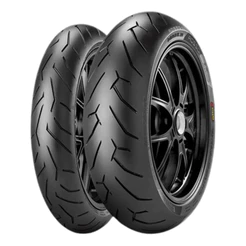 Kit 2 Pneus Moto Pirelli Aro 17 Diablo Rosso II 120/70ZR17 58W + 160/60R17 69W TL