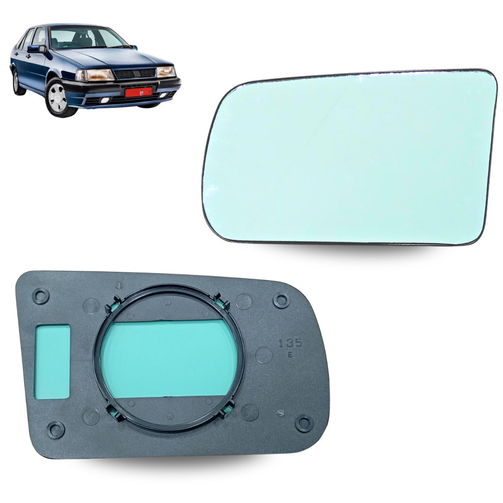 Vidro Lente Retrovisor Esquerdo Para Tempra 1992 até 1999