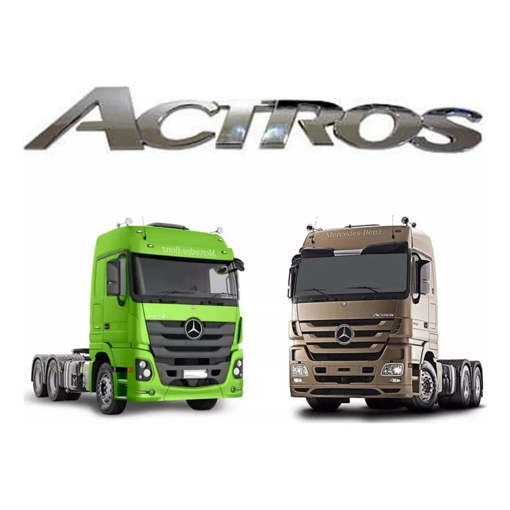 Emblema Frontal Cromado Capo Grade Caminhão Actros 943817022