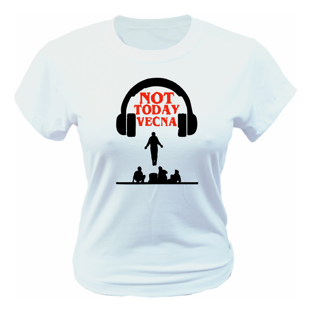 Camiseta Babylook Not Today Vecna - Max - Stranger Things