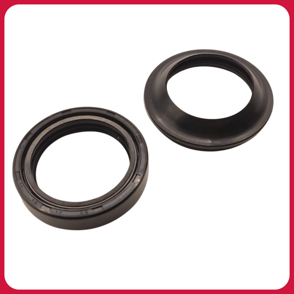 Retentor De Bengala Com Guarda Pó Moto Honda Nx 400 Falcon