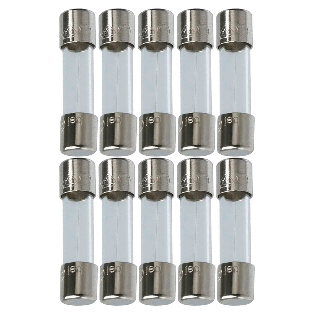 KIT 10 FUSIVEL PARA FILTRO LINHA VIDRO PEQUENO 5A 5x20
