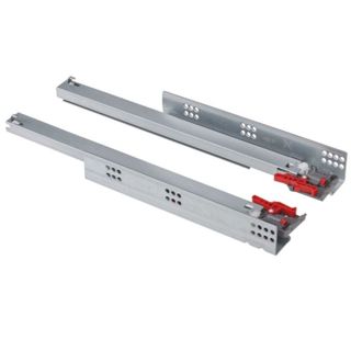 Corrediça Oculta Invisível Amortecedor 40cm 400mm Metalnox em Oferta na Shopee