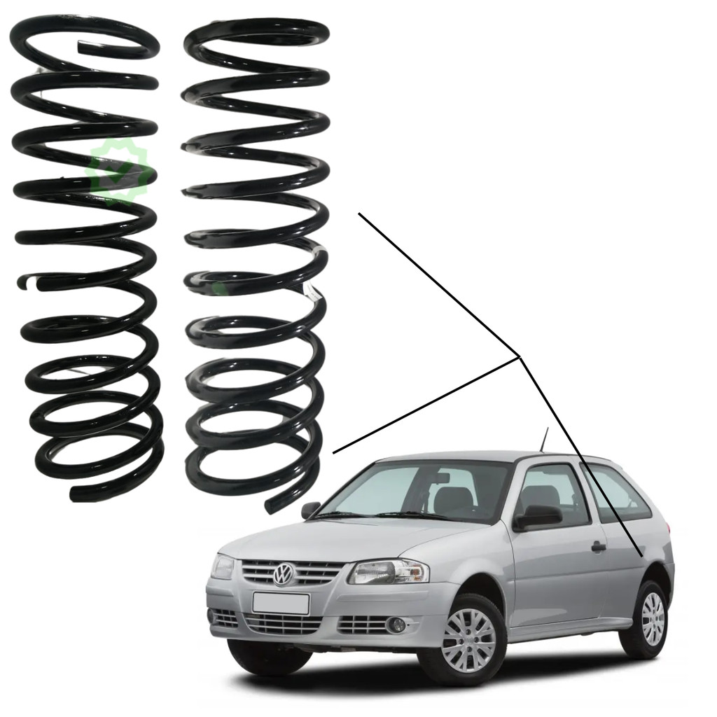 Mola Reforçada para Suspensão Traseira Gol GTI TSI GLS 1995 até 2007