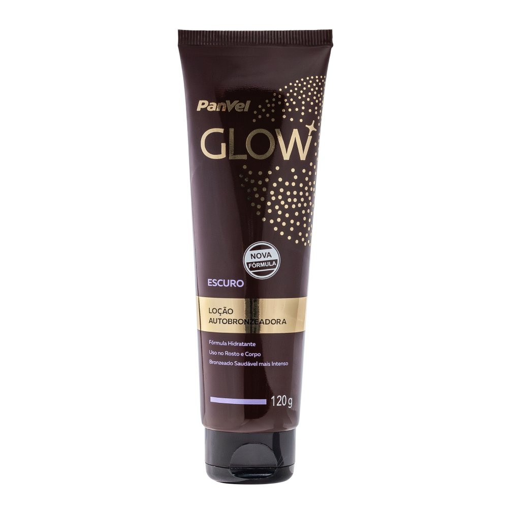Loção Autobronzeadora Panvel Glow Escuro 120g em Oferta na Shopee