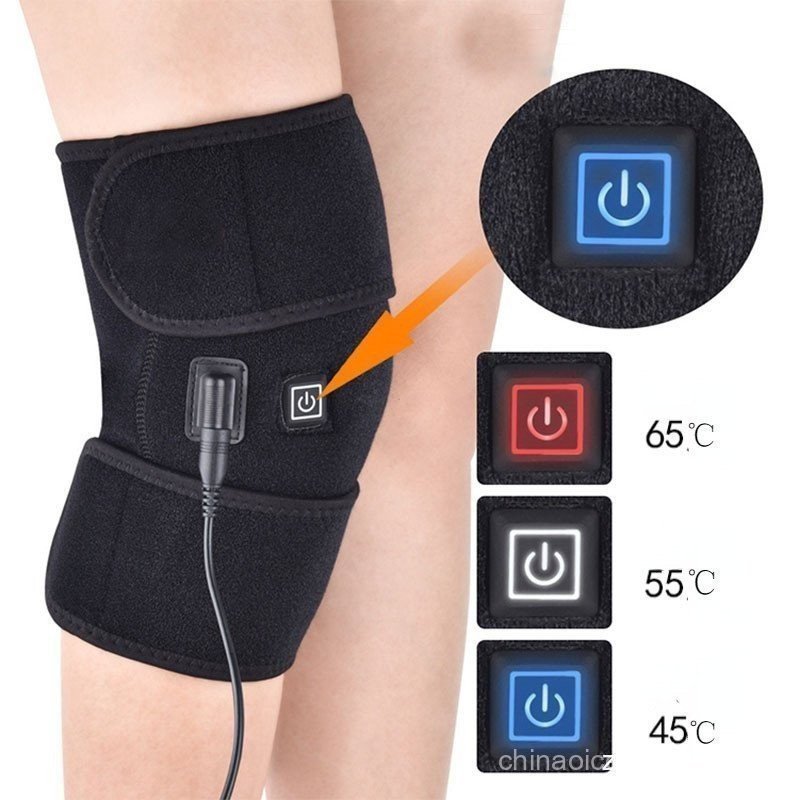 Joelheiras elétricas fisioterapia aquecimento infravermelho artrite massagem restaurar reumatismo alívio da perna