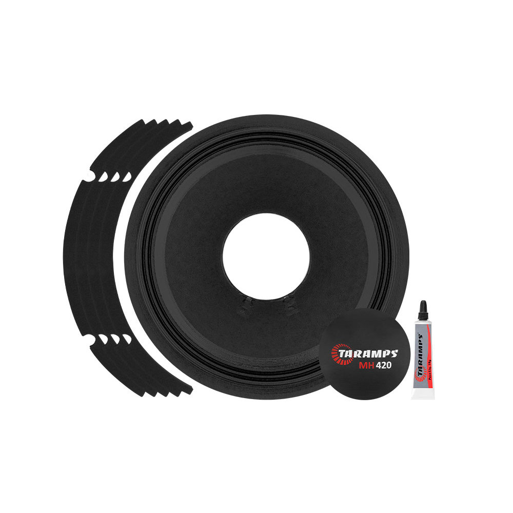 KIT REPARO ALTO FALANTE TARAMPS 7DRIVER MH 420 10 POLEGADAS ORIGINAL em Oferta na Shopee