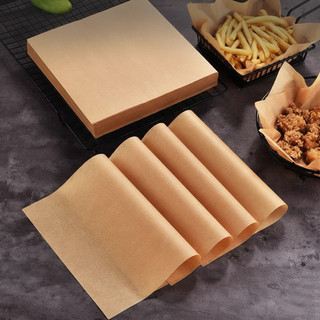 50/100/150 Folhas de Papel Antiaderente para Airfryer/Forno 25cm/30cm/40cm
