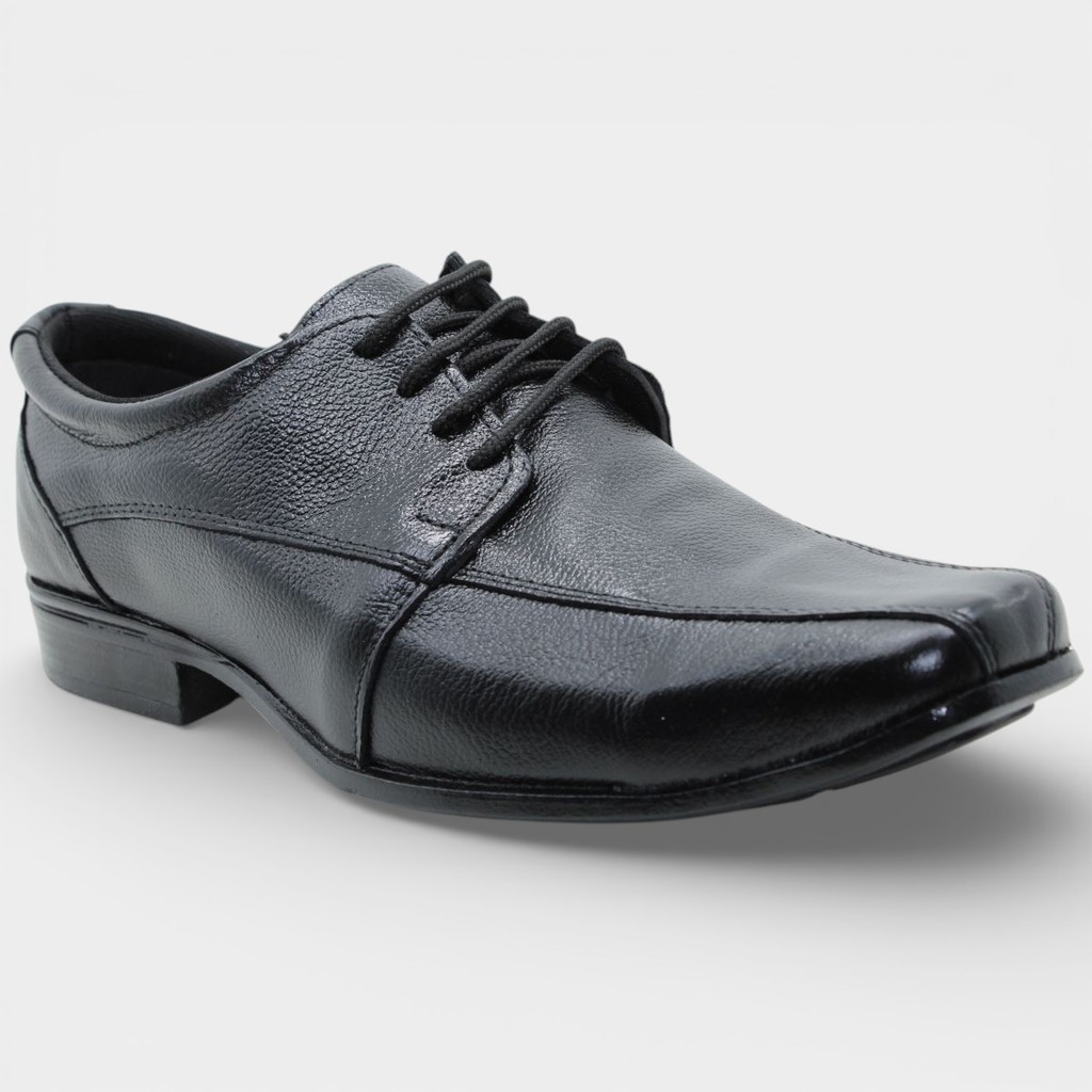 Sapato Social Couro Legítimo Casteliê Flex Confort Com Cadarço Masculino - Preto em Oferta na Shopee