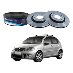 Disco Freio Dianteiro Mds C3 1.6 2002 A 2012