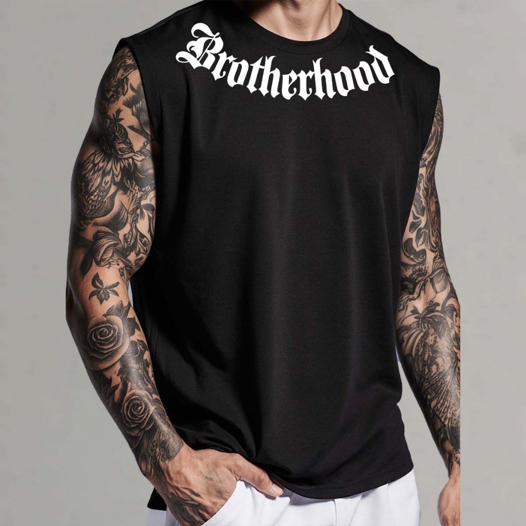 Regata  Machão Camiseta Camisa Brotherhood Streetwear Algodão Cavada Longline