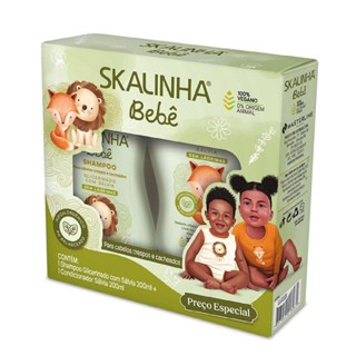 Kit Shampoo + Condicionador Skalinha Bebê 200ml Salvia em Oferta na Shopee