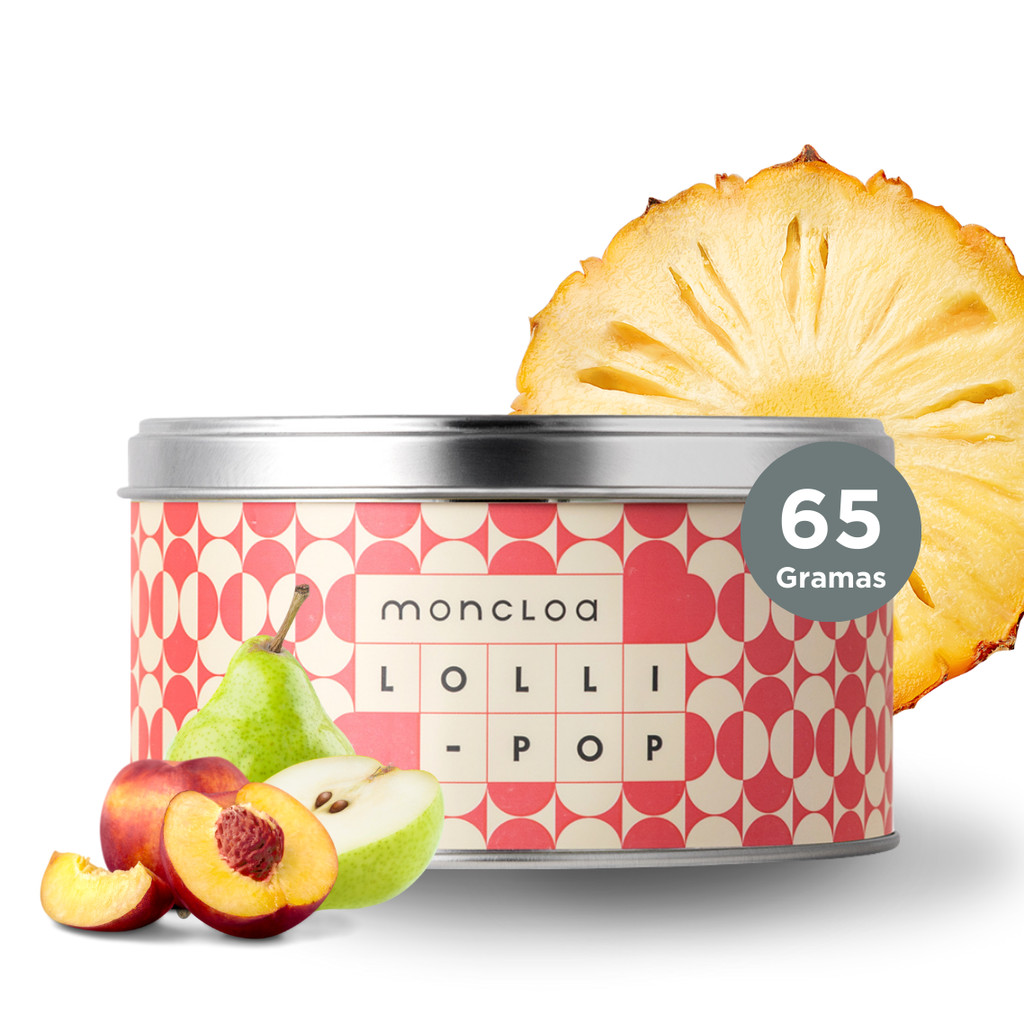 Chá Mix Frutas Sabor Pêssego E Abacaxi Lollipop 65g Moncloa em Oferta na Shopee