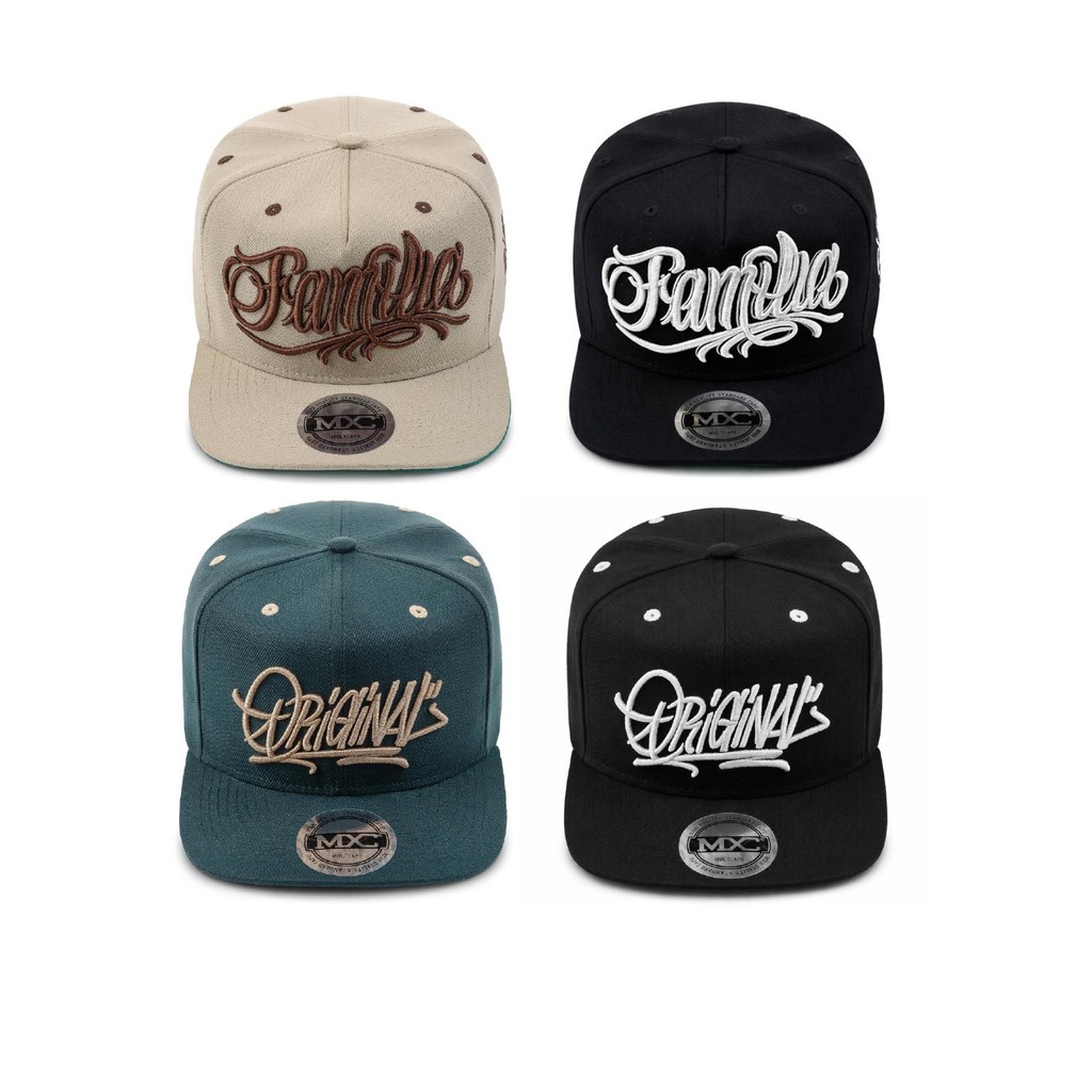 Boné Aba Reta Masculino Skate Bordado MXC BRASIL