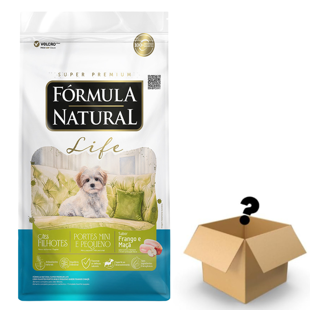 Racao Formula Natural Life Caes Filhotes Racas Mini E Pequenas 15Kg + Surpresa