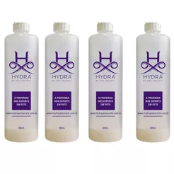 04 Frasco Diluidor para Shampoo e Condicionador Pet Society Hydra 600ML