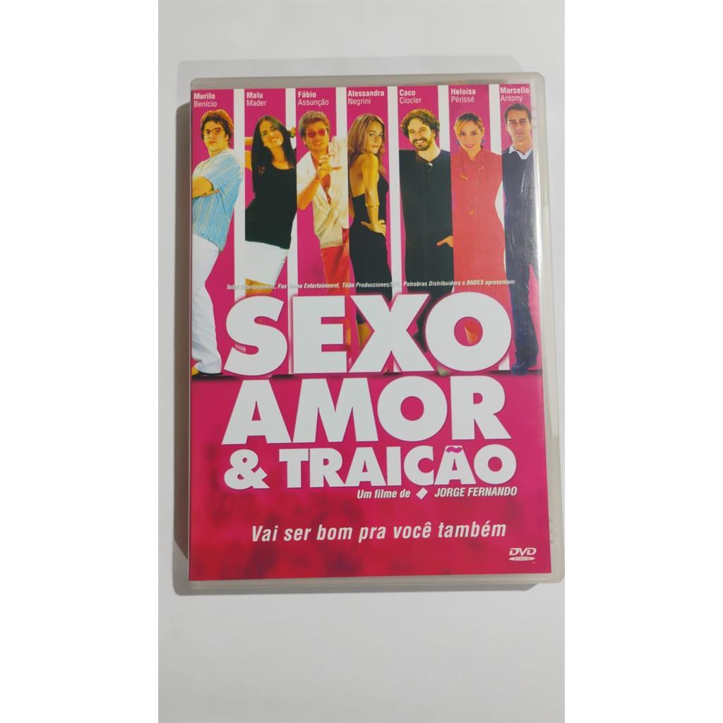 DVD Sexo Amor e Traição editora Jorge Dernando