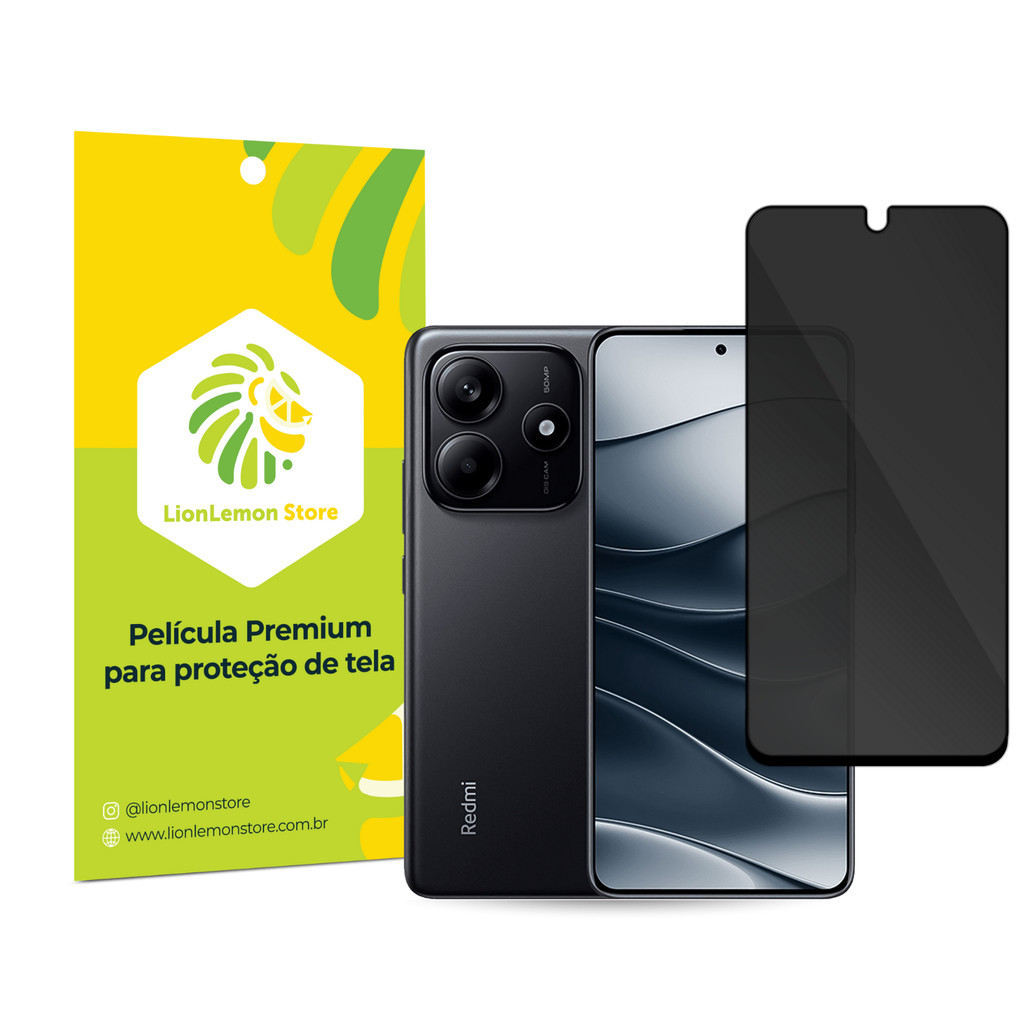 Película de Privacidade Ultrashield LionLemon para Xiaomi Redmi Note 14