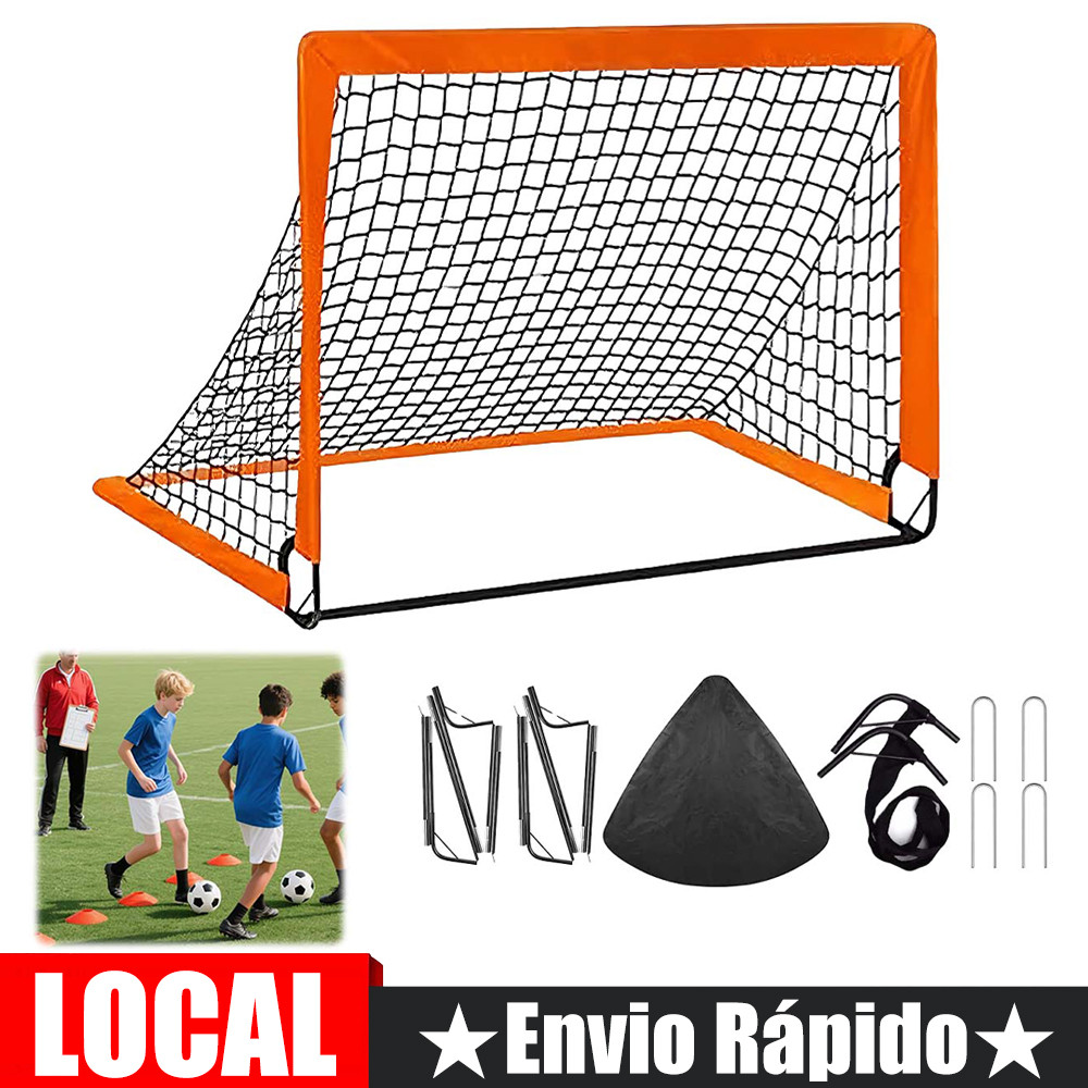Tamanho do gol de futebol do conjunto de futebol: 120 x 90 x 90 cm