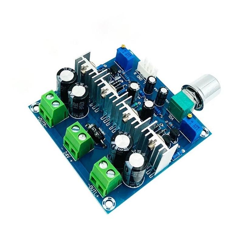 Li * Placa Amplificadora Potência ircuit Profissional Circuito Amplificador Som 2 Canais 24V