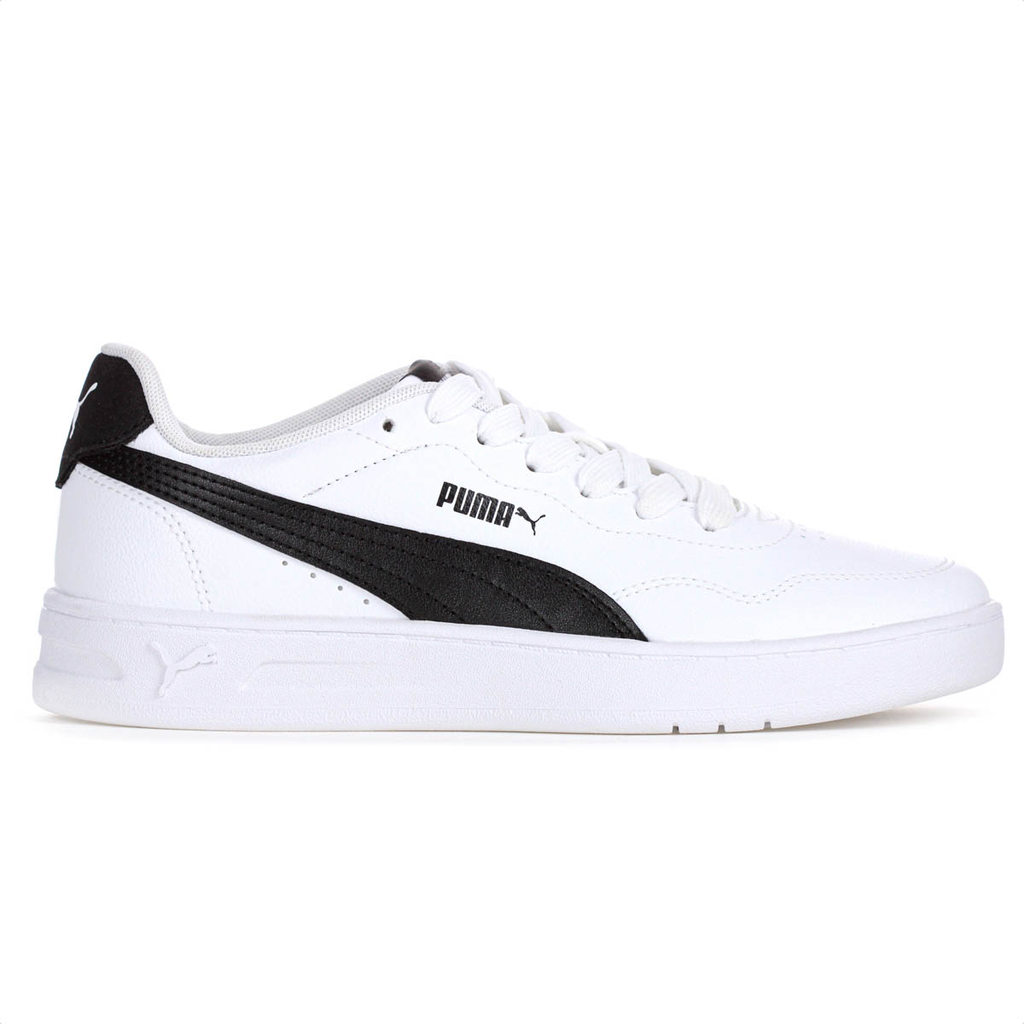 Tênis Puma Court Lally BDP Branco e Preto - Feminino