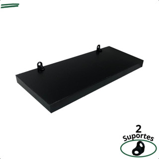 1 Prateleira Preta 25X10 Com Suporte Flutuante Mdf  Organizadora Decoração Cozinha Quarto Banheiro em Oferta na Shopee
