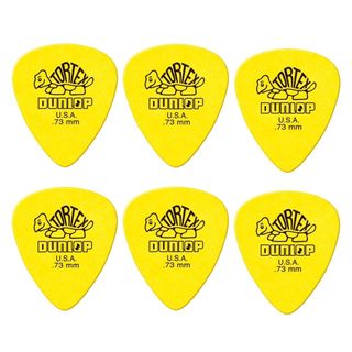 KIT 6 PALHETAS DUNLOP ORIGINAL AMERICANA TORTEX 418R73 .73MM