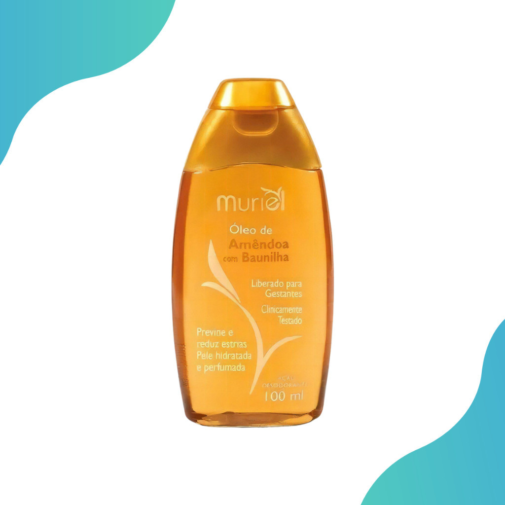 Óleo Corporal Amêndoas Com Baunilha Muriel 100 ml