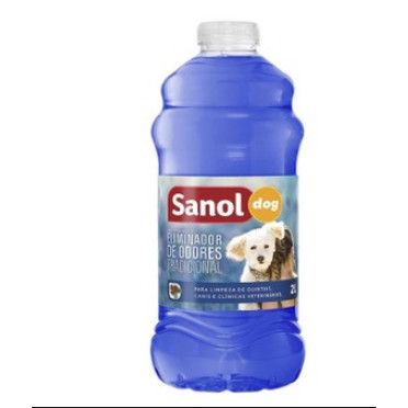 Eliminador de Odores Tradicional 2L - Sanol Dog em Oferta na Shopee