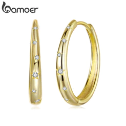 Brincos Bamoer Estrelas Douradas Para Mulheres Meninas Joias Da Moda