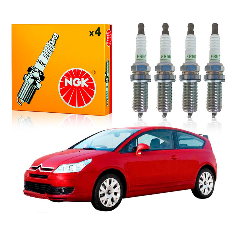 Jogo Velas Ngk C4 Vtr 2.0 16v Gasolina 2006 A 2009