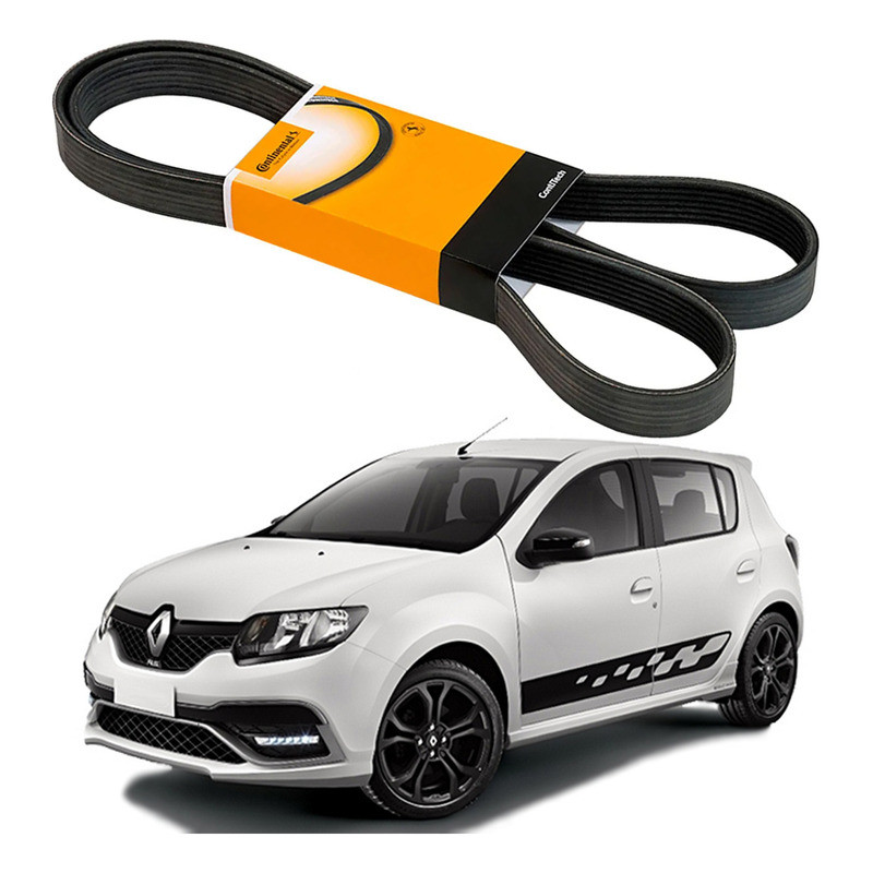 Correia Alternador Sandero Rs 2.0 2015 A 2019 em Oferta na Shopee