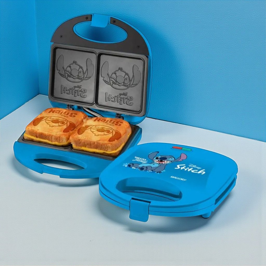 Sanduicheira Elétrica - Stitch - Azul - 127V - Disney Original - 1 unidade - Mallory - Rizzo